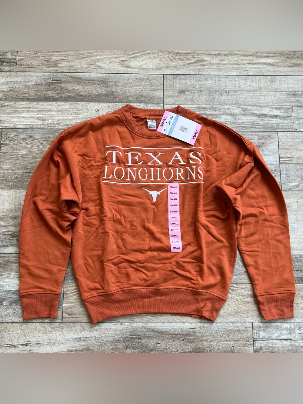 NWT Liv Casual Women’s Texas Longhorns Pullover Sweater Size Small
